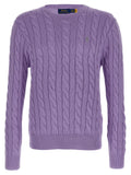 Polo Ralph Lauren Purple Cotton Cardigan Polo Ralph Lauren