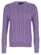 Polo Ralph Lauren Purple Cotton Cardigan Polo Ralph Lauren