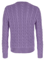 Polo Ralph Lauren Purple Cotton Cardigan Polo Ralph Lauren