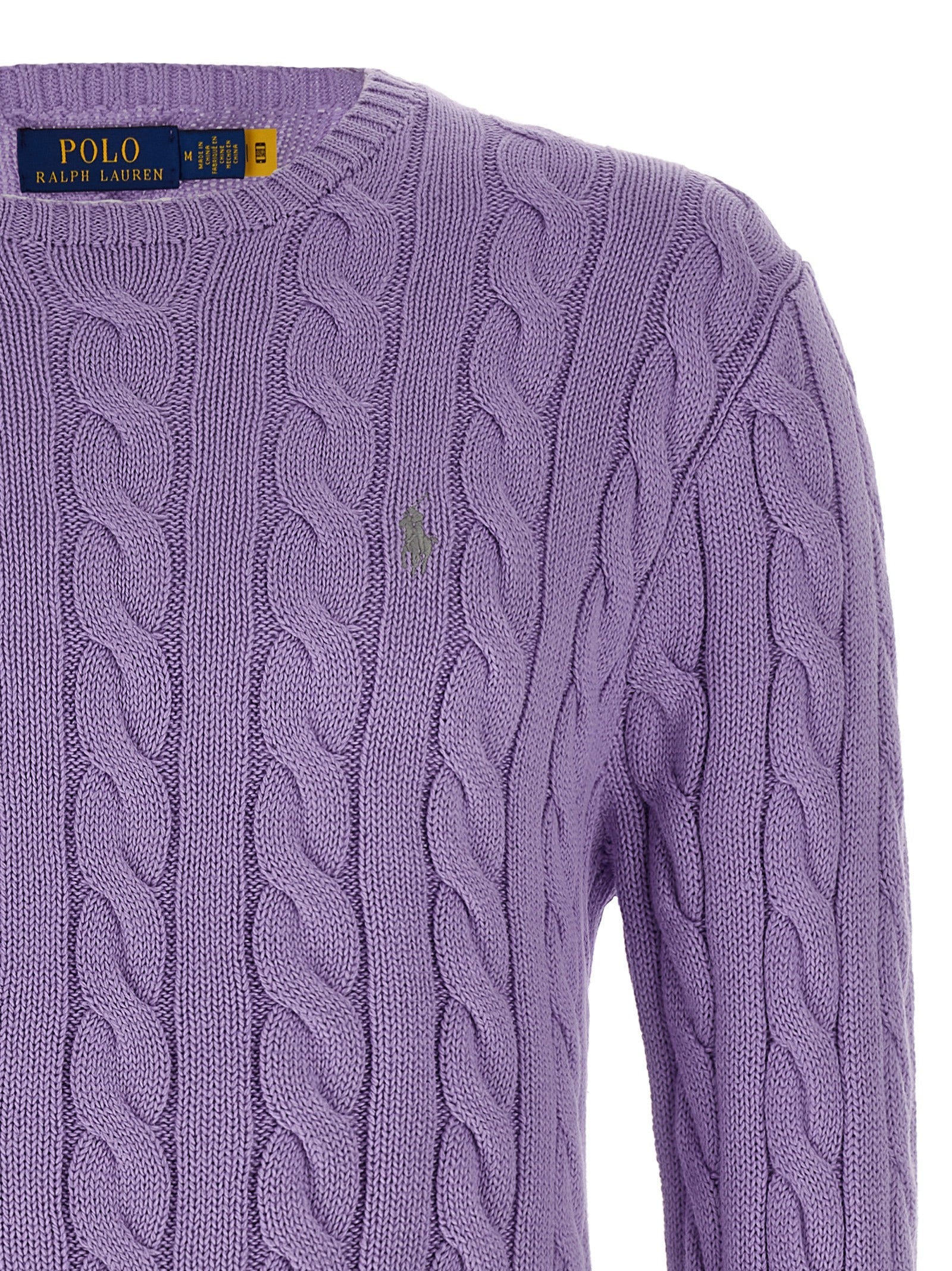 Polo Ralph Lauren Purple Cotton Cardigan Polo Ralph Lauren