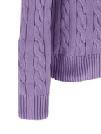 Polo Ralph Lauren Purple Cotton Cardigan Polo Ralph Lauren