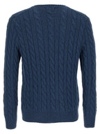 Polo Ralph Lauren Blue Cotton Cardigan Polo Ralph Lauren