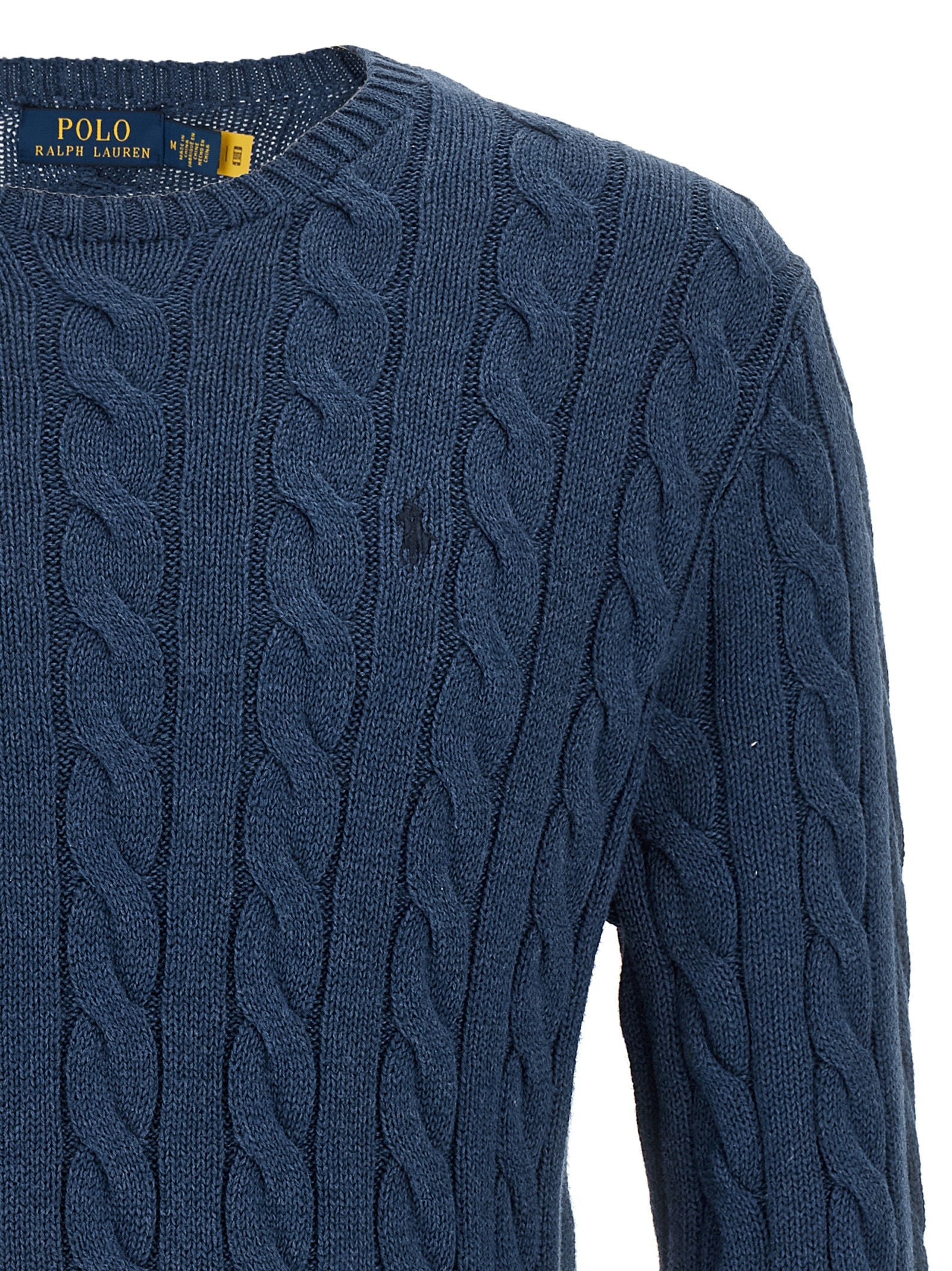 Polo Ralph Lauren Blue Cotton Cardigan Polo Ralph Lauren