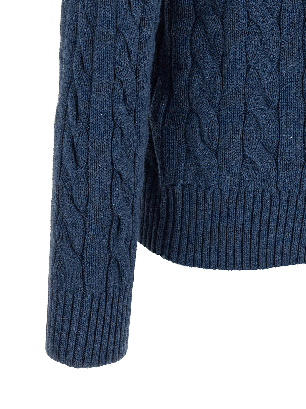 Polo Ralph Lauren Blue Cotton Cardigan Polo Ralph Lauren