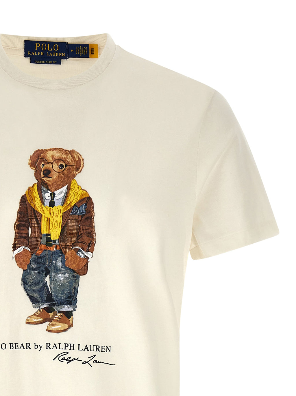 Polo Ralph Lauren White Cotton T-Shirt Polo Ralph Lauren