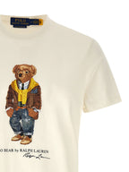 Polo Ralph Lauren White Cotton T-Shirt Polo Ralph Lauren