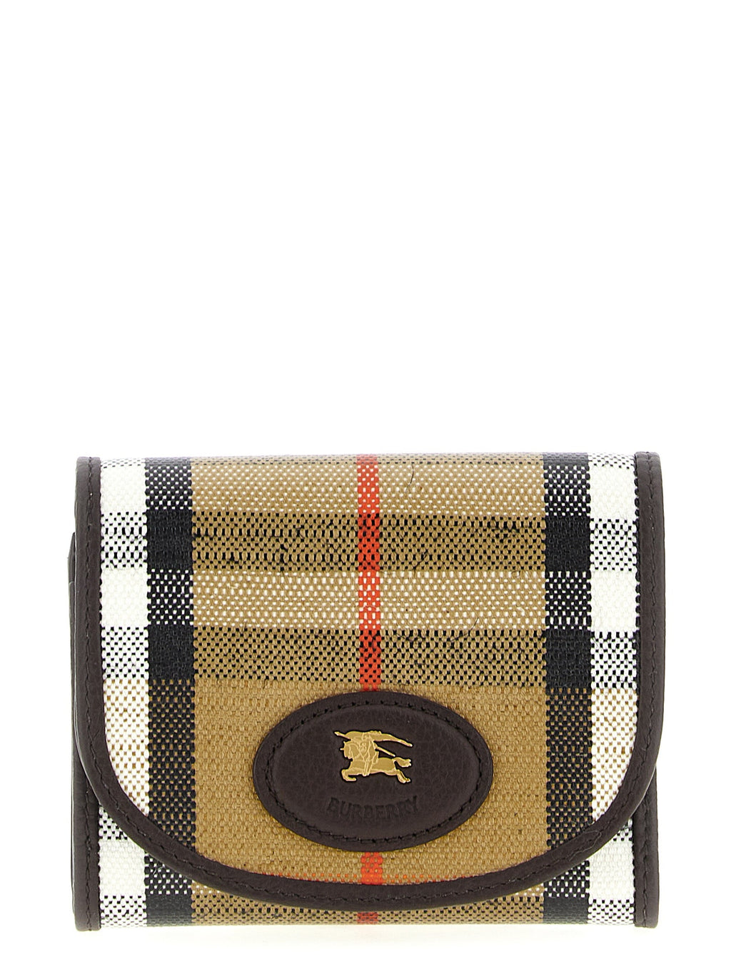 Burberry Beige Cotton Cardholder Burberry