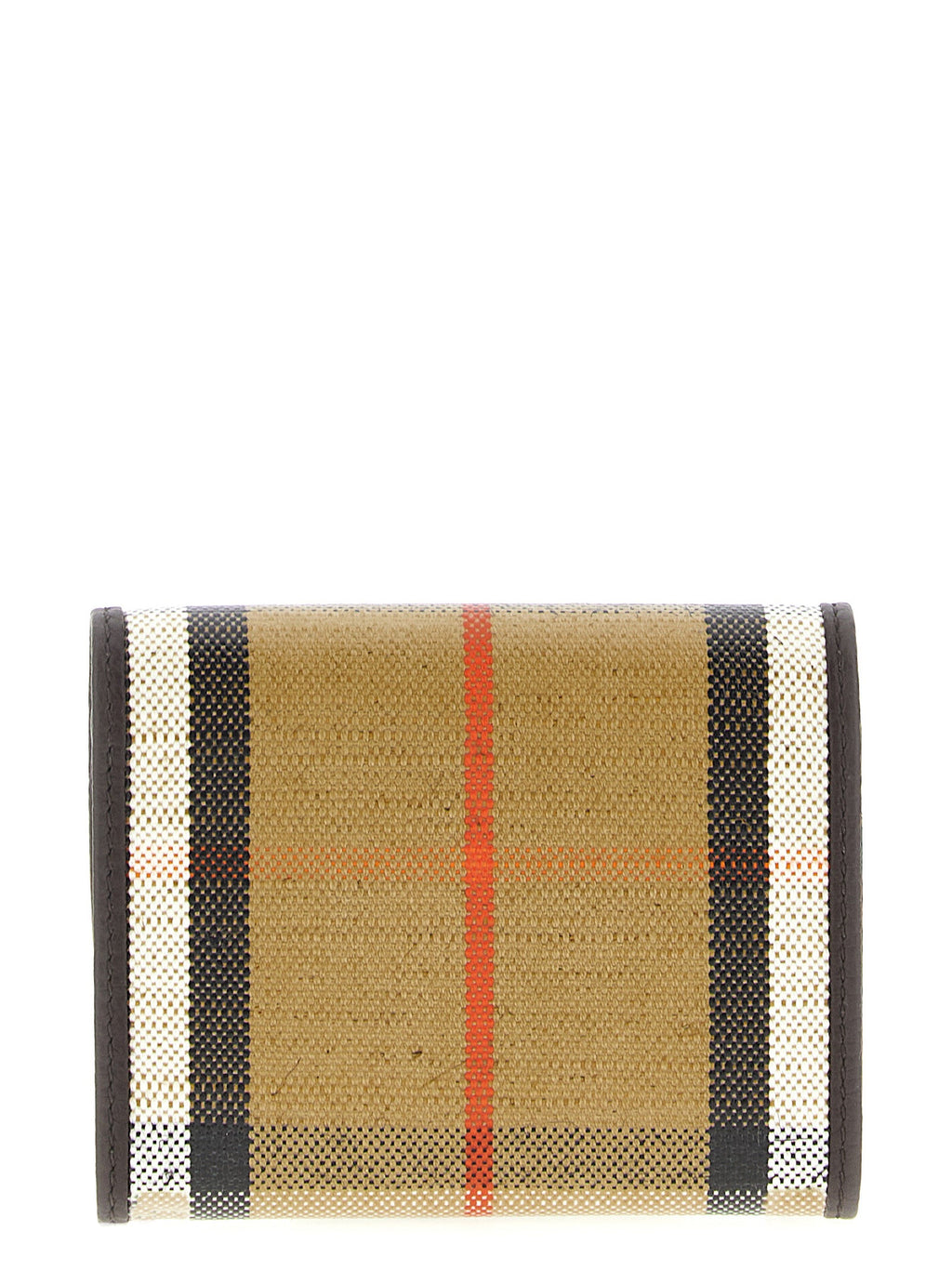 Burberry Beige Cotton Cardholder Burberry