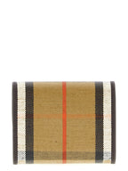 Burberry Beige Cotton Cardholder Burberry
