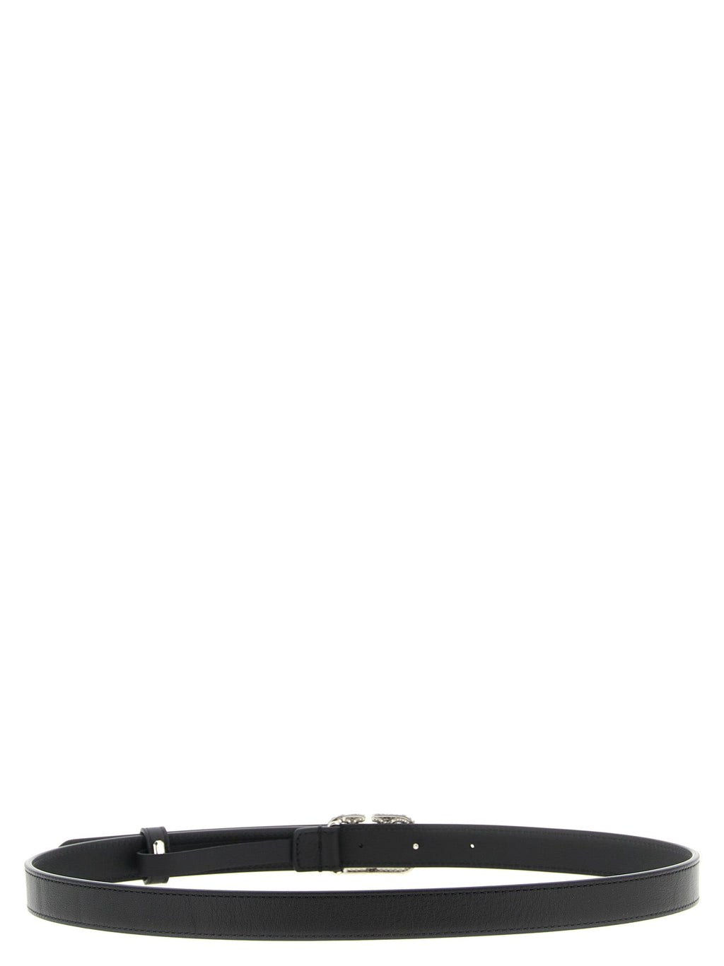 Valentino Garavani Black Calfskin Regular Belt Valentino Garavani