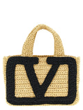 Valentino Garavani Black Viscose Tote Bag Valentino Garavani