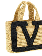 Valentino Garavani Black Viscose Tote Bag Valentino Garavani