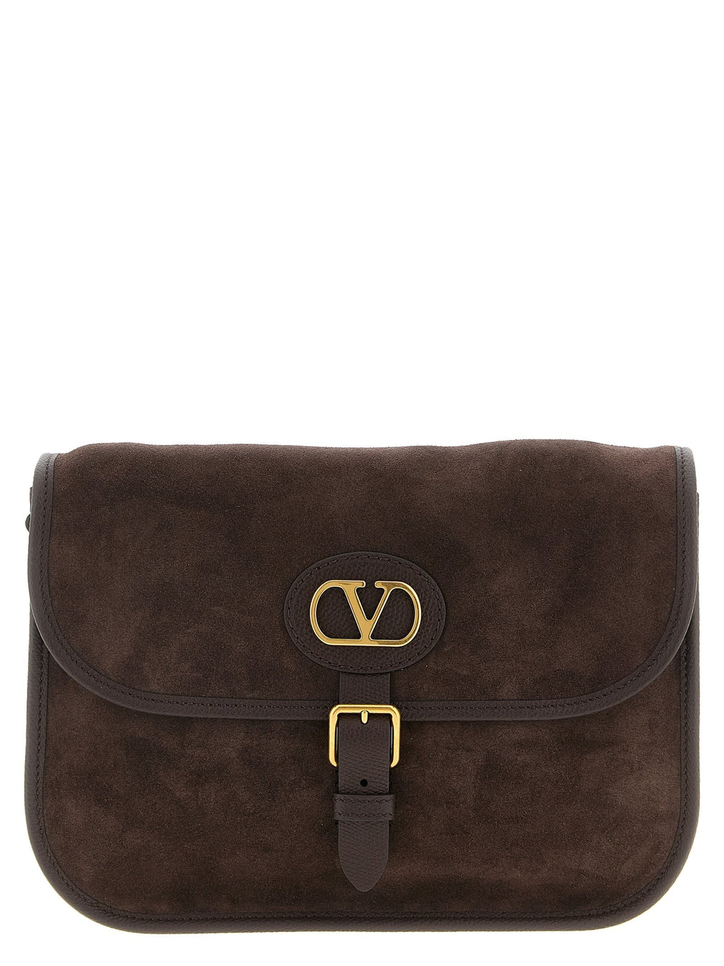 Valentino Garavani Brown Cowhide Crossbody Bag Valentino Garavani