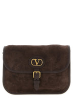 Valentino Garavani Brown Cowhide Crossbody Bag Valentino Garavani