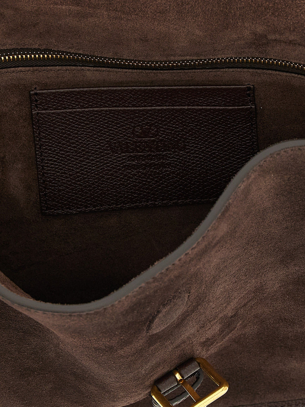 Valentino Garavani Brown Cowhide Crossbody Bag Valentino Garavani