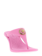 Versace Multicolor Polyurethane Flat Sandals Versace