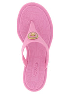 Versace Multicolor Polyurethane Flat Sandals Versace