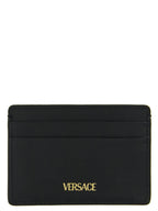 Versace Black Calfskin Cardholder Versace