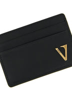 Versace Black Calfskin Cardholder Versace