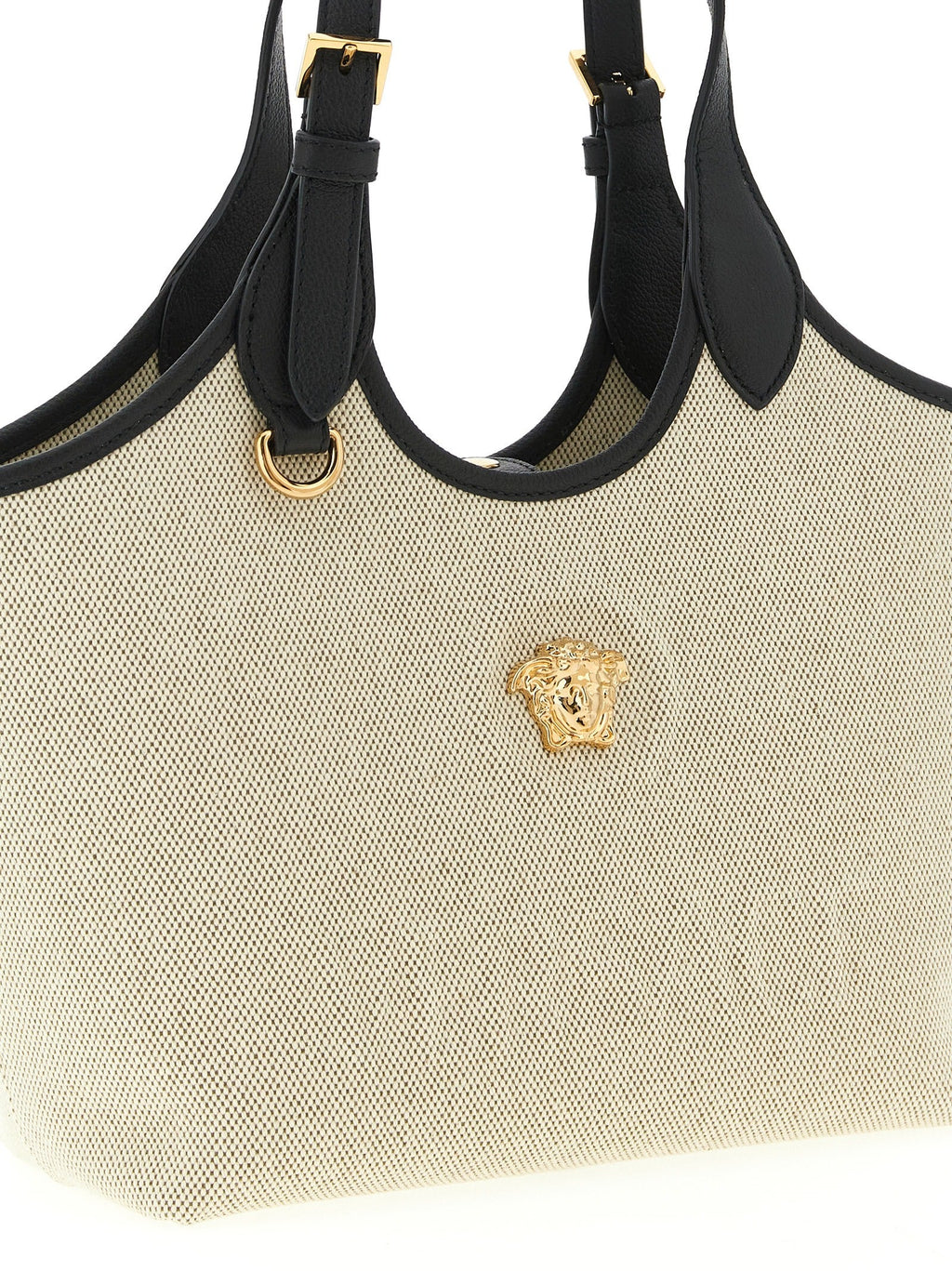 Versace Beige Cotton Tote Bag Versace
