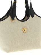 Versace Beige Cotton Tote Bag Versace