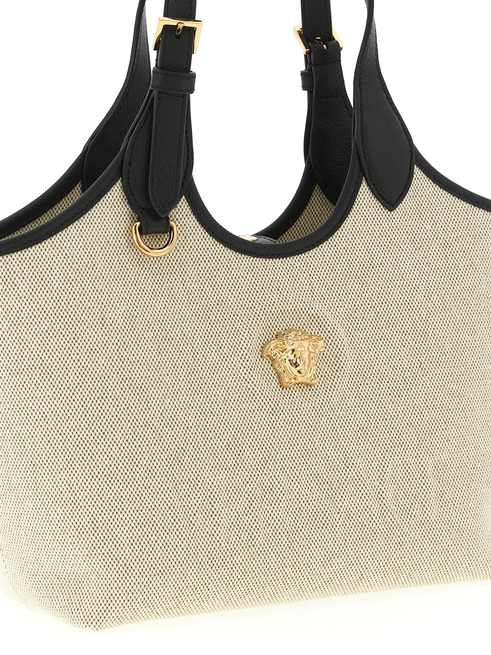 Versace Beige Cotton Tote Bag Versace