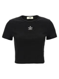Fendi Black Cotton T-Shirt Fendi