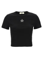 Fendi Black Cotton T-Shirt Fendi