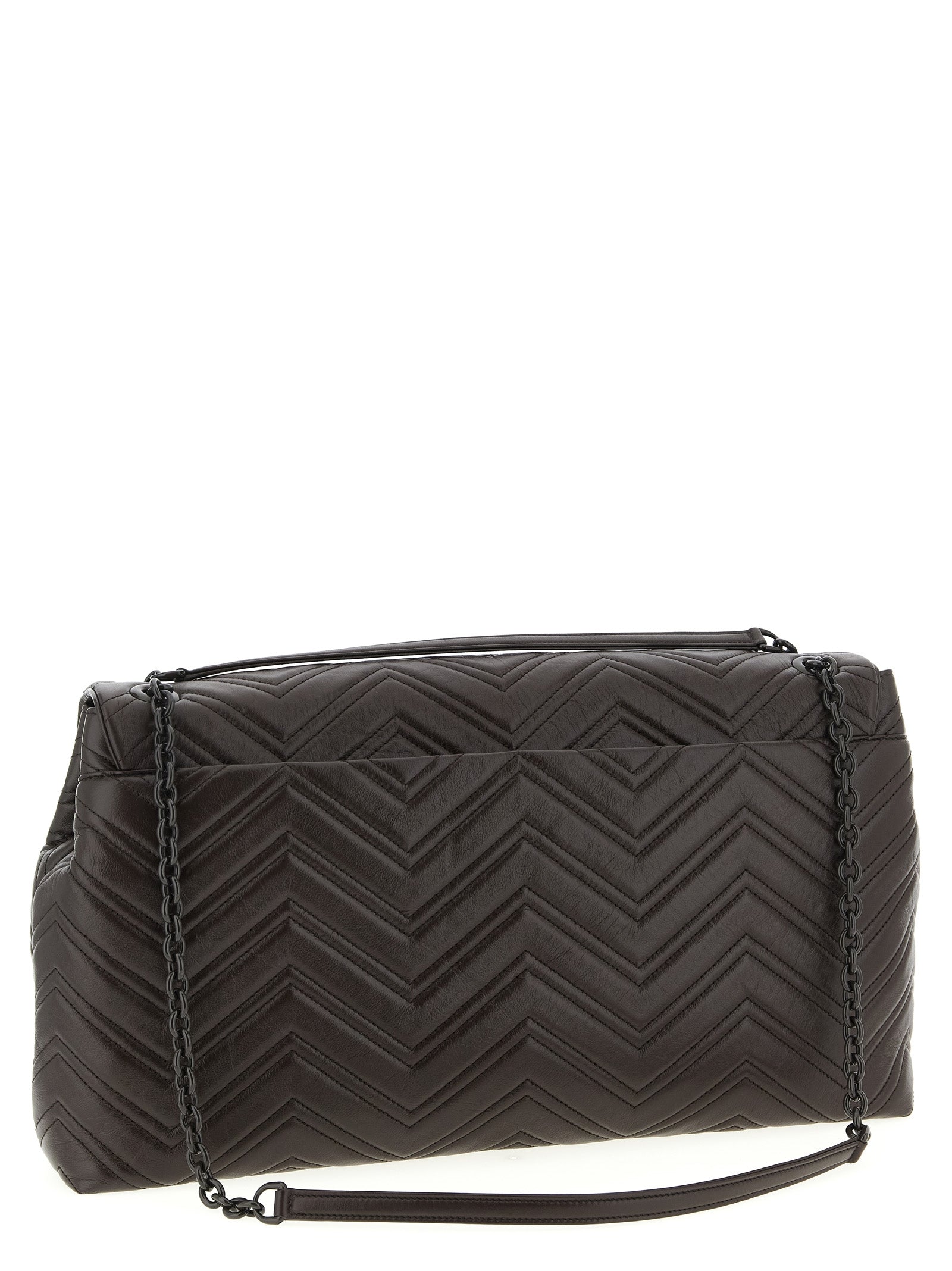 Gucci Brown Calfskin Shoulder Bag Gucci