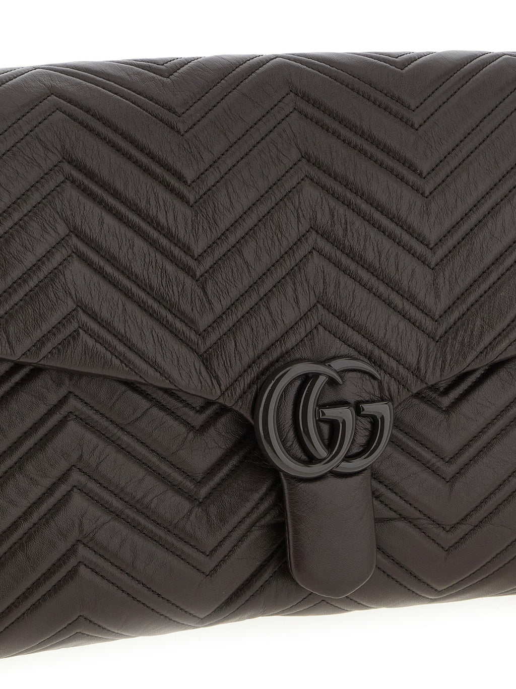 Gucci Brown Calfskin Shoulder Bag Gucci