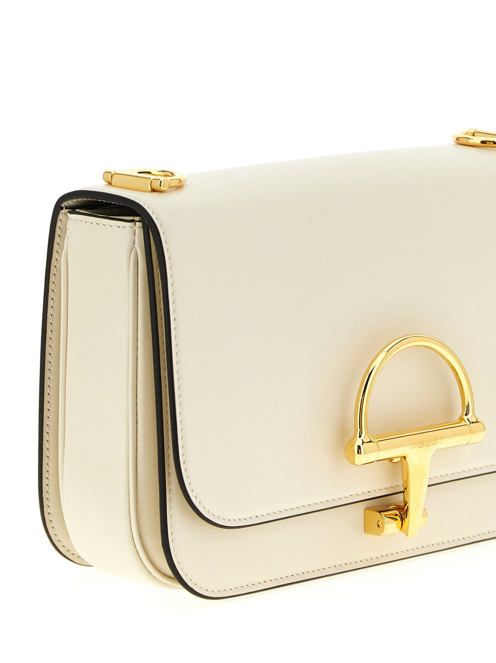 Gucci White Calfskin Shoulder Bag Gucci
