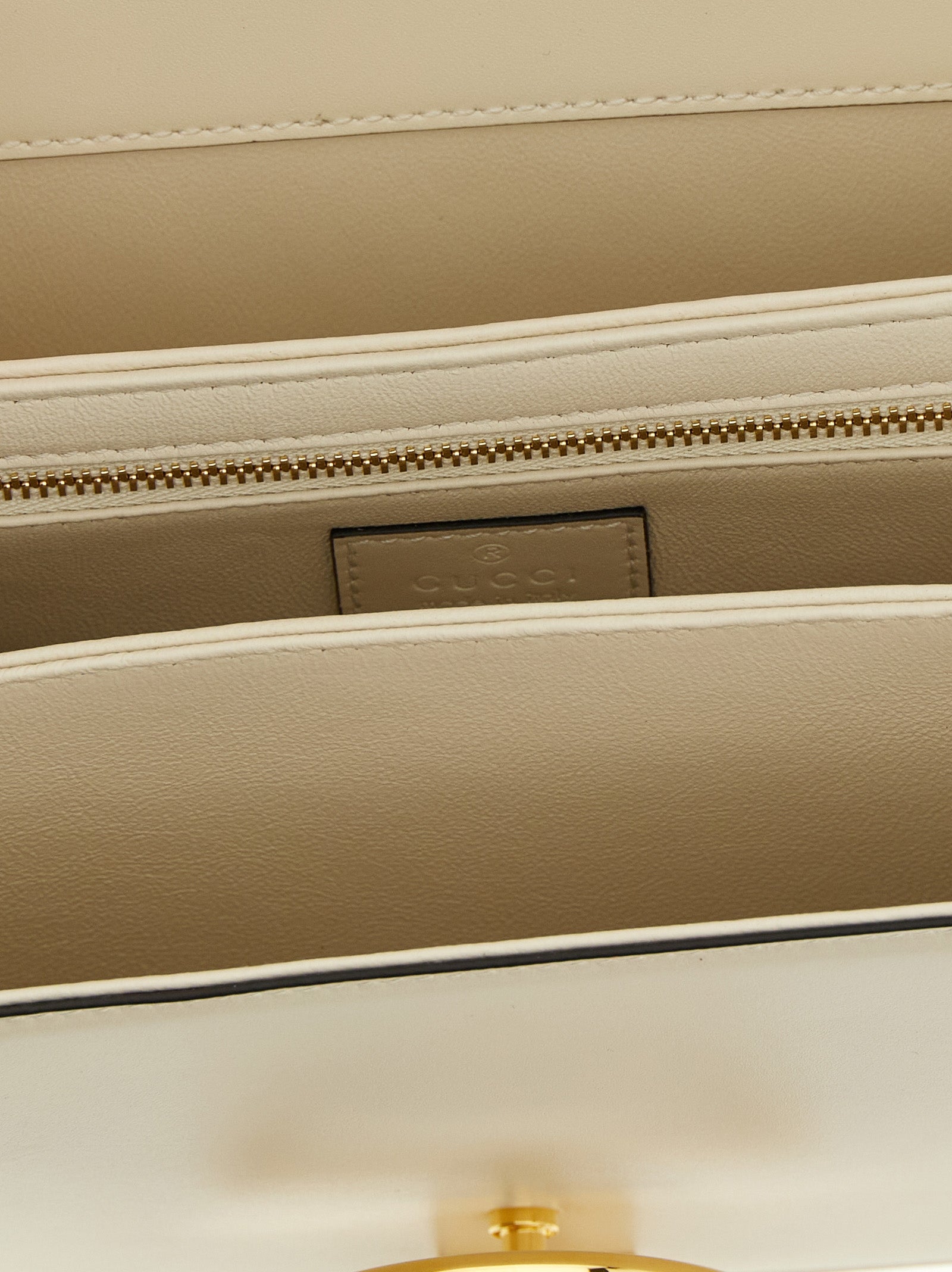 Gucci White Calfskin Shoulder Bag Gucci