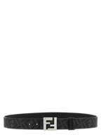 Fendi Black Calfskin Regular Belt Fendi