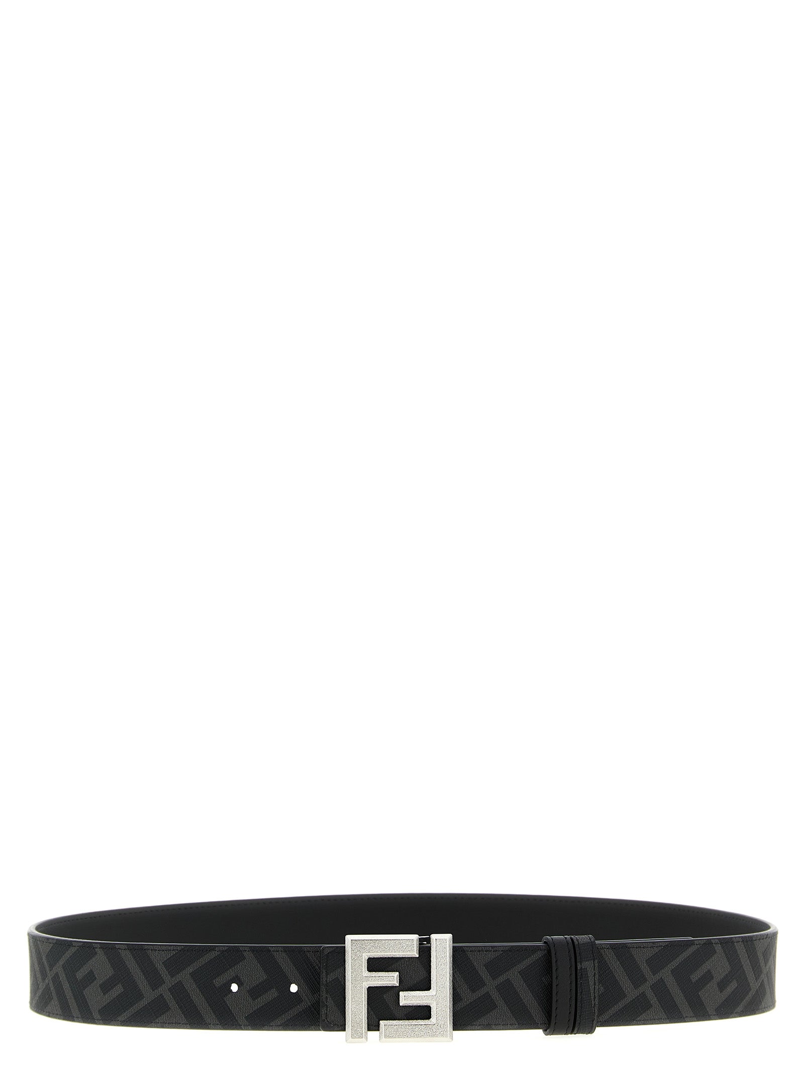 Fendi Black Calfskin Regular Belt Fendi