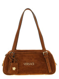 Versace Brown Calfskin Shoulder Bag Versace