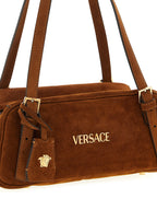 Versace Brown Calfskin Shoulder Bag Versace