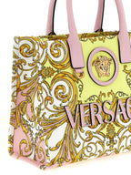 Versace Multicolor Cotton Tote Bag Versace