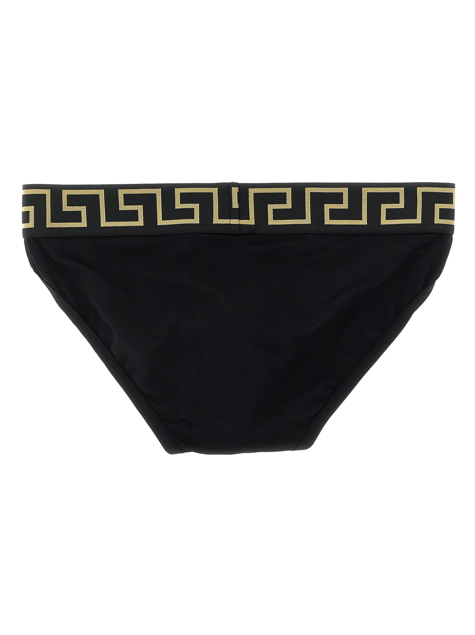 Versace Black Cotton Briefs Versace