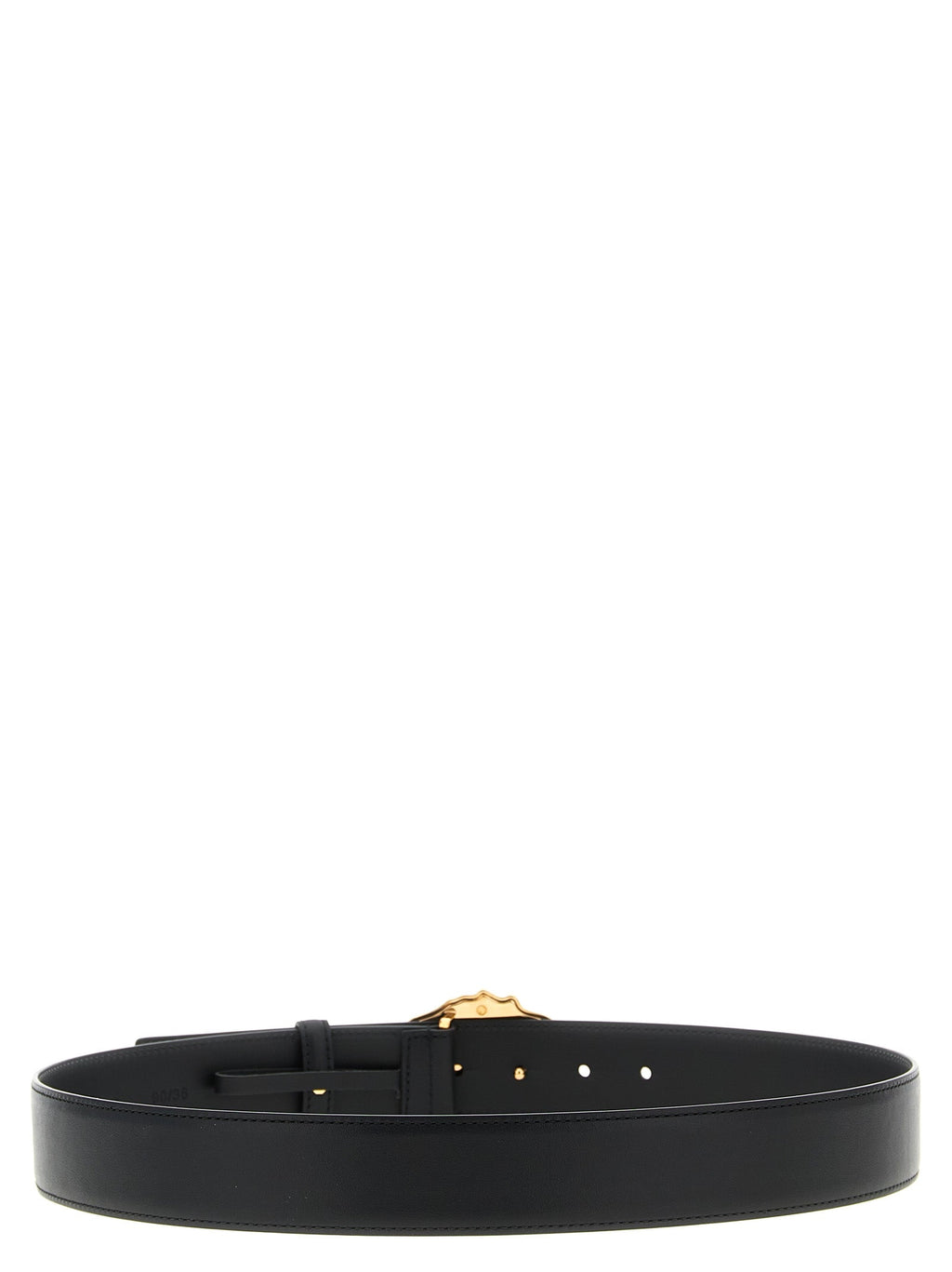 Versace Black Calfskin Regular Belt Versace