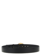 Versace Black Calfskin Regular Belt Versace