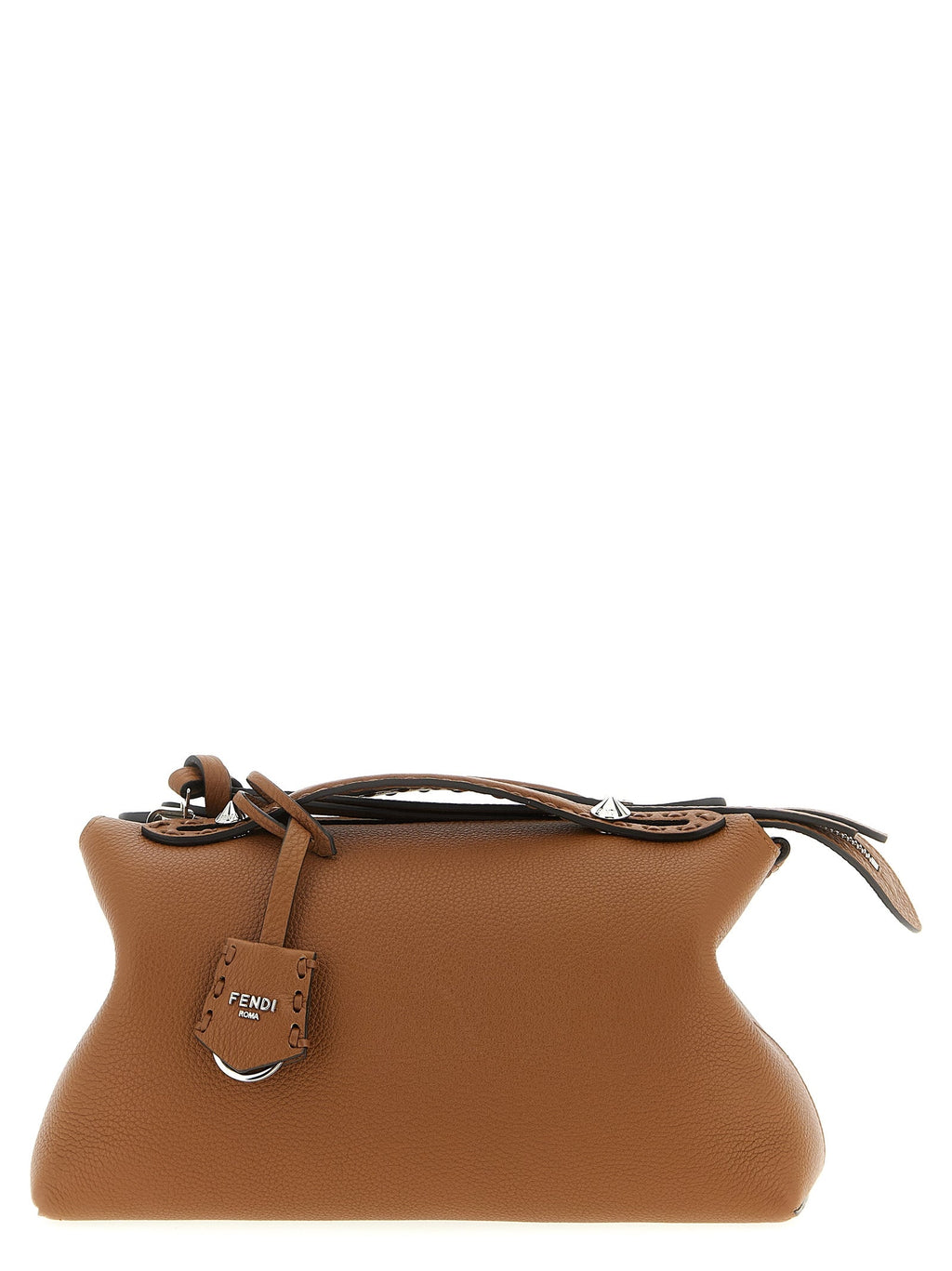 Fendi Brown Calfskin Handbag Fendi