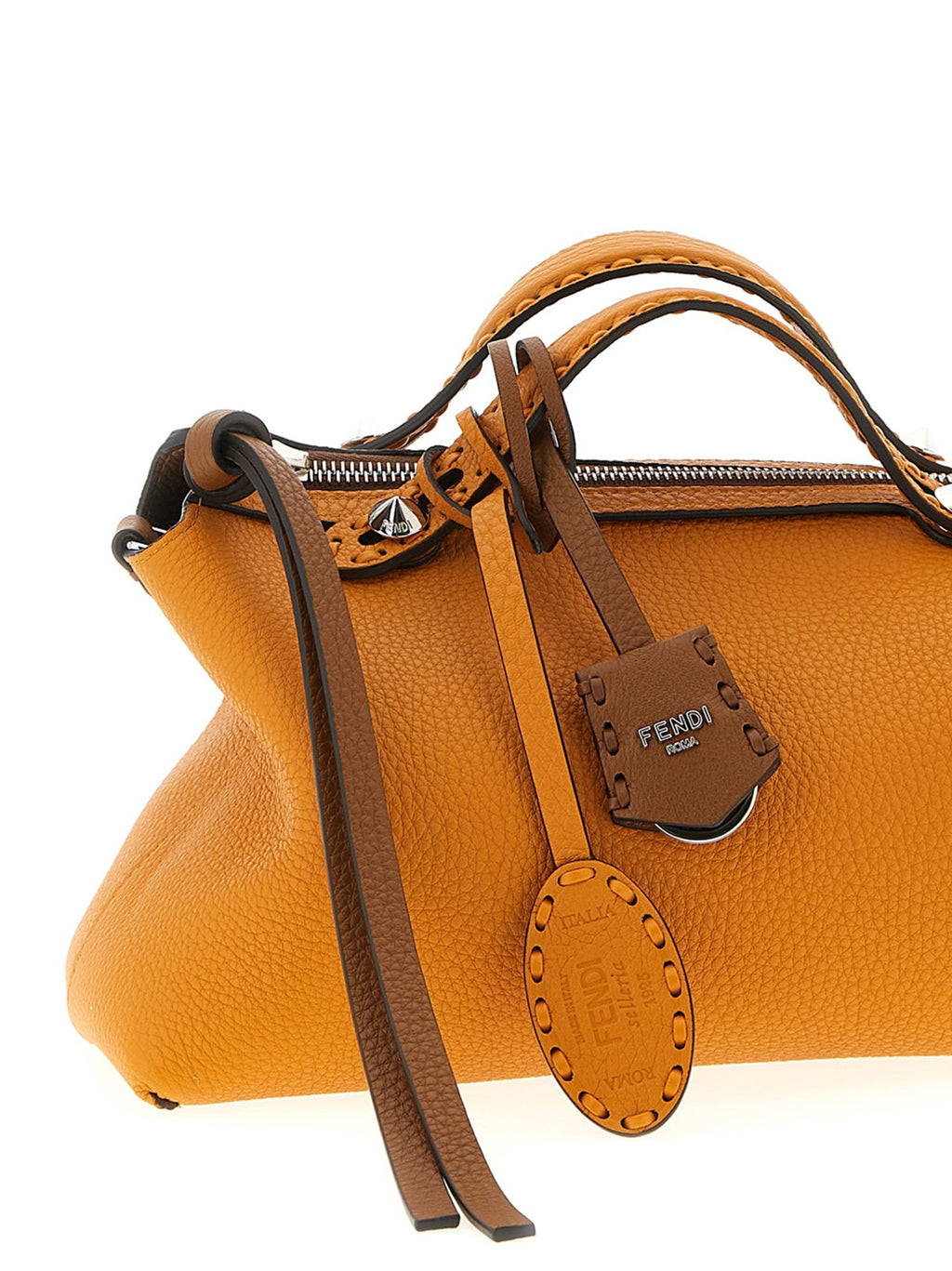 Fendi Brown Calfskin Handbag Fendi