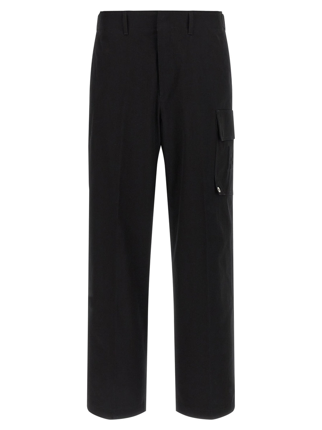 Fendi Black Cotton Cargo Pants Fendi