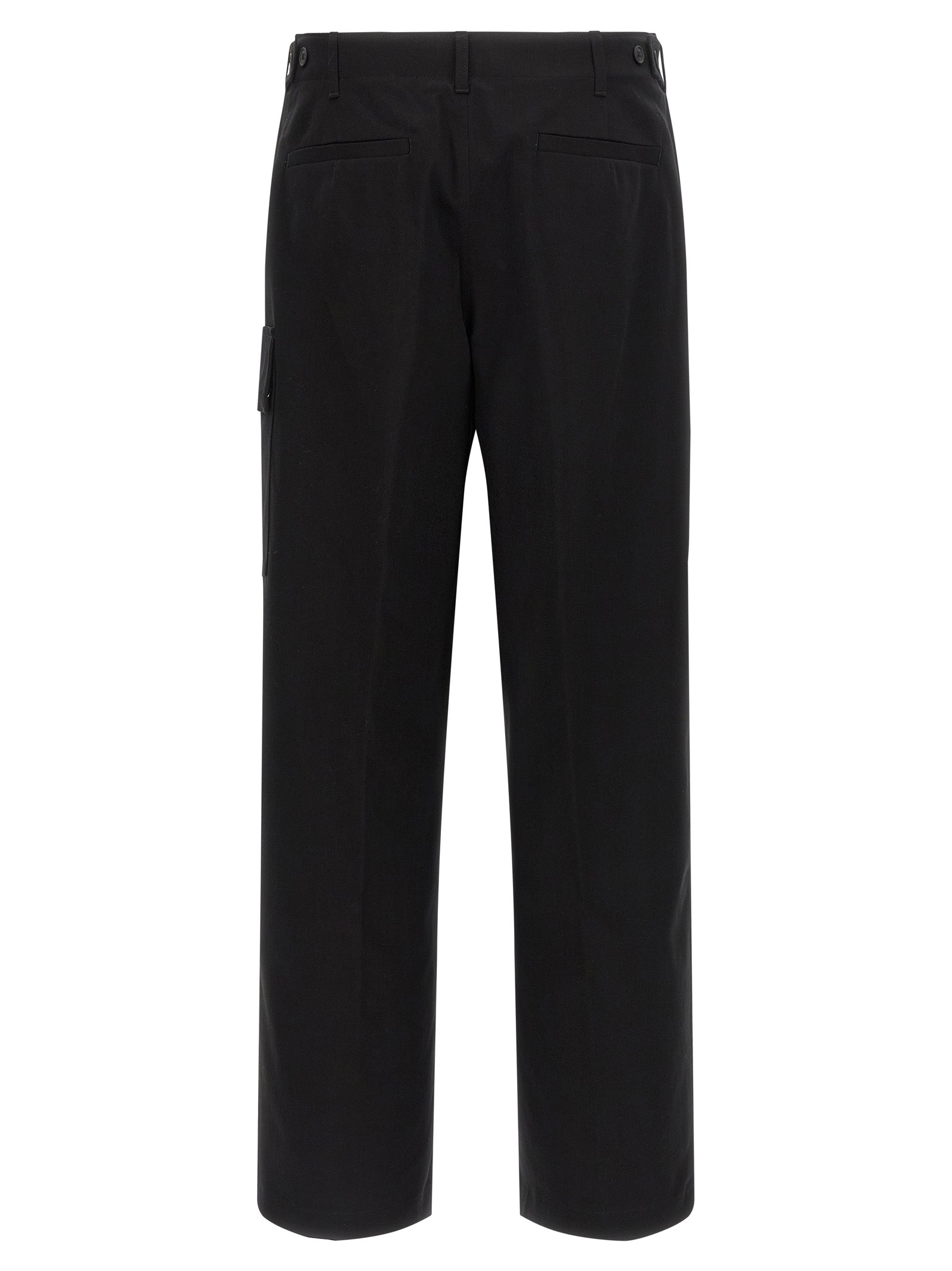 Fendi Black Cotton Cargo Pants Fendi