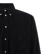Fendi Black Cotton Blouse Fendi