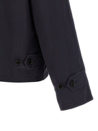 Burberry Blue Cotton Full-Length Jacket Burberry