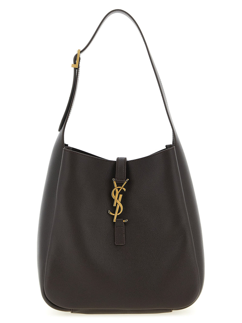 Saint Laurent Brown Calfskin Shoulder Bag Saint Laurent