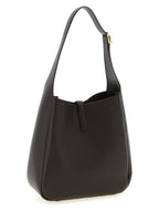Saint Laurent Brown Calfskin Shoulder Bag Saint Laurent