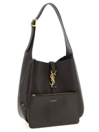 Saint Laurent Brown Calfskin Shoulder Bag Saint Laurent