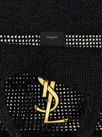 Saint Laurent Black Raffia Tote Bag Saint Laurent